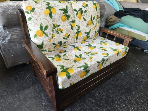 Divano 2posti legno rustico - rustico,