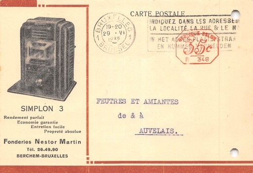 Cpa belgique berchem - belgique,