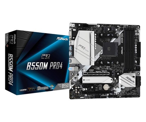 Asrock b550m pro4 am4 amd - b550m, b550