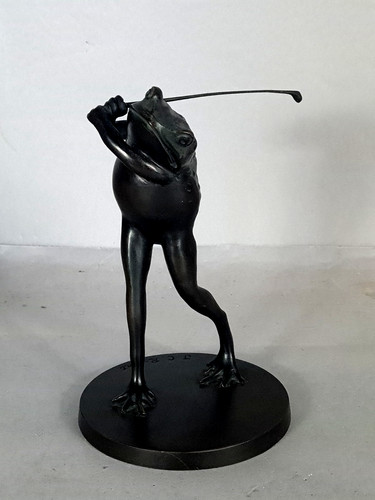 Antica rana bronzo che - bronzo,
