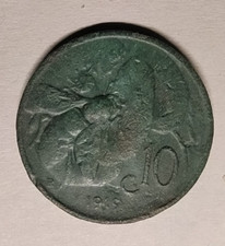 Italia 10 centesimi APE 1919