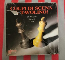 Gioco In Legno "Colpi Di Scena A Tavolino" Scacchi Dama Tria - Didatto Giochi