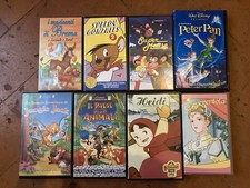 Lotto VHS Cartoni Animati Usate Non testate 