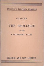 The prologue to the Canterbury Tales