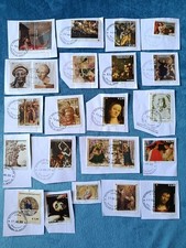 BELLISSIMO LOTTO DI FRANCOBOLLI SOVRANO MILITARE ORDINE DI MALTA  - SU FRAMMENTO