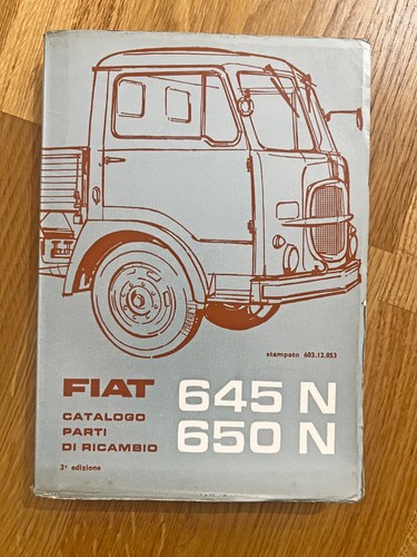 Fiat 645 650 catalogo - n,