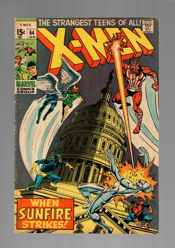 1970 marvel comics gli - 1970, x-men