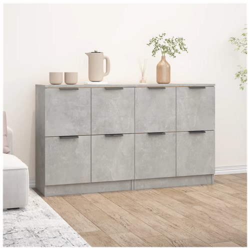 Credenza 120x30x70 grigio - 120x30x70, cm