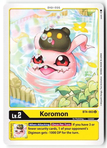 Koromon bt4 003 u lp - bt4-003,