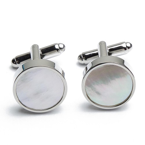 Gemelli argento tondo con - gemelli,