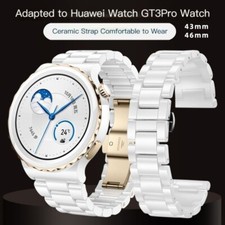 Cinturino orologio ceramica adatto per Huawei GT3 PRO C GT3 Pro cinturino di ricambio 43 46 mm