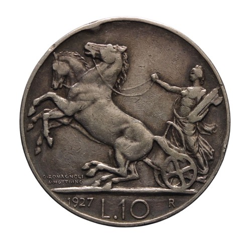 Regno italia 10 - d'italia, lire