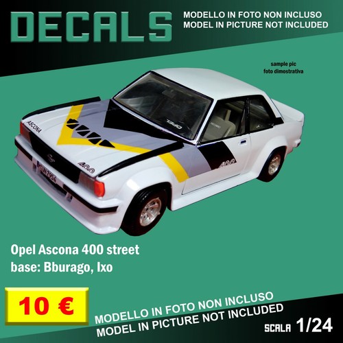 Decals repro opel ascona - decals,