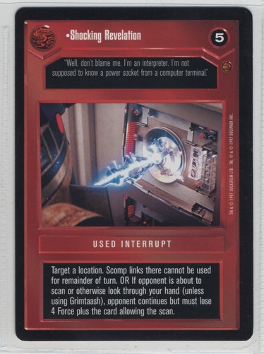 Star wars ccg shocking - star,