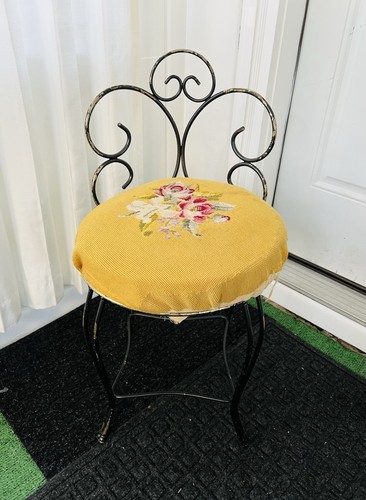 Sgabello sedia vanità - , vintage