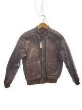 Eastman Leather Clo A-2/Flight Jacket/Leather Jacket/Air Force//38/Brw/30-1415