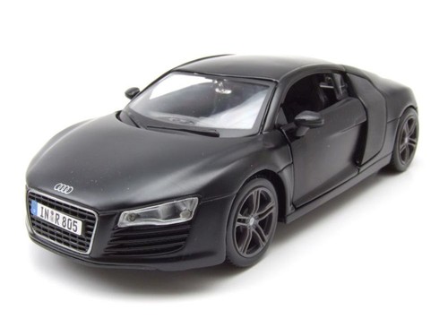 Audi opaco nero modellino - nero,
