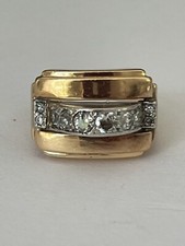 6635- Anello Anni '40 Oro