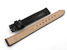 Watch Band Rolex Leather Crocodile Black 13/12mm Service Band Accessori Lady New