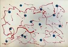 Giulio Turcato Serigrafia a colori numerata e firmata