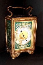 Antico Barometro Bronzo Dorato Da Tavolo Del XVIII secolo