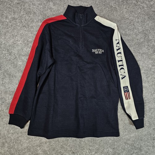 Felpa nautica zip - zip, uomo