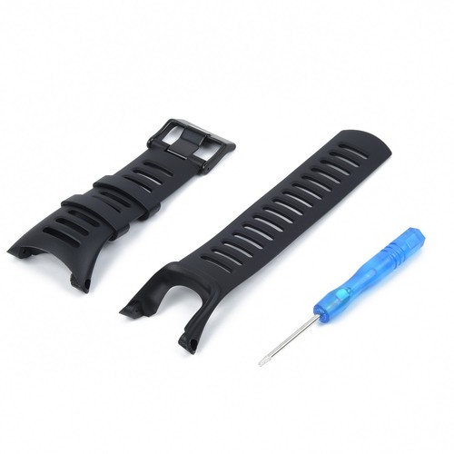 Bracelet montre souple noir - de,