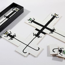 NAEF Giocattolo in Legno / Gioco di Posa 'Katzenjammer' - Tomi UNGERER