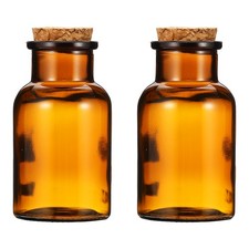 2Pcs Bottiglie Vetro Reagente