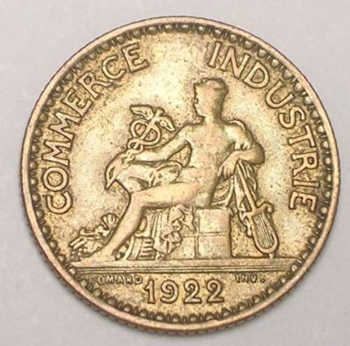 1922 francia moneta - francia, francese