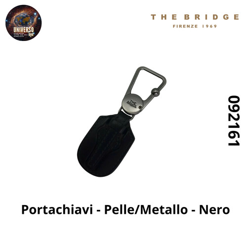 Portachiavi pelle metallo - -, pelle/metallo