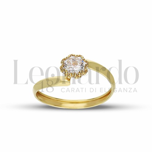 Anello donna solitario - anello,