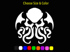 Adesivo Cthulhu Face Tribal