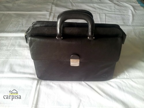 Borsa pelle nera - pelle, carpisa