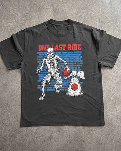 Shirt nera pesante one last - t-shirt,