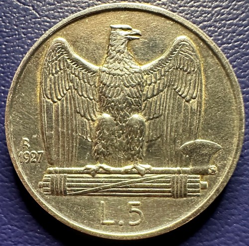 Lire 1927 italy - r,