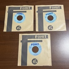 Lotto Di 3 Vinili 45 Giri