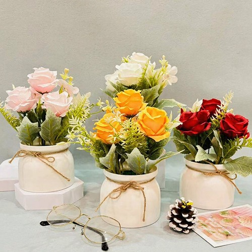 Set piante finte - in, vaso