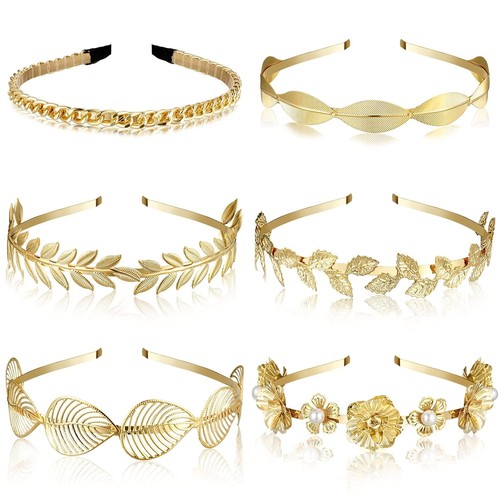 Set fasce foglia oro - ,