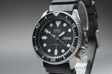 Seiko Diver 150m 7548-7000 Quarzo Quadrante Nero 42mm Giorno/Data Uomo...
