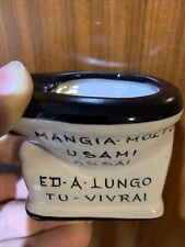 SERAFINO VOLPI Deruta cesso wc gabinetto ceramica ceramiche vintage Vietri Dipin