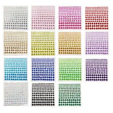 Strass Adesivi Gemme Foglio