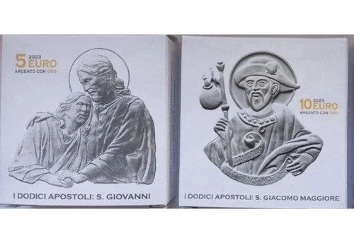 Dittico vaticano argento - e, oro