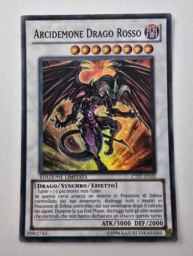 Yugioh arcidemone drago rosso - yugioh!,
