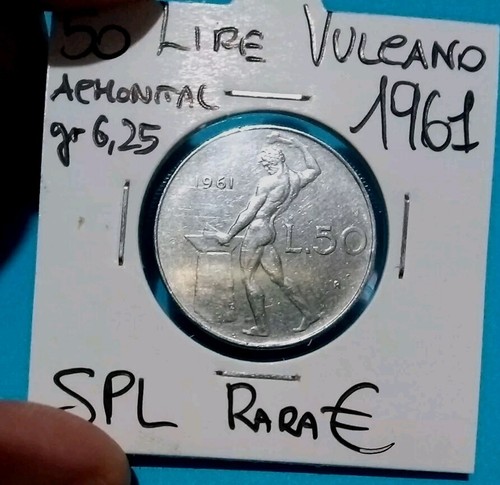 Lire vulcano 1961 spl - 50,