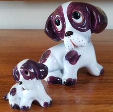 Due statuine cane italiano