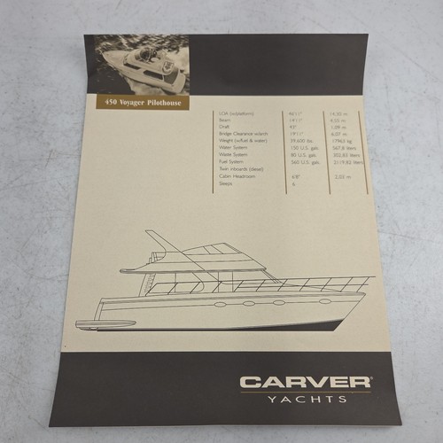 Brochure vendita carver yachts - vendita,