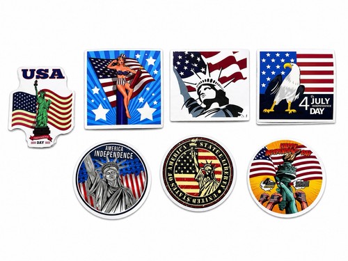 Set adesivi patriottici 4 - 7,