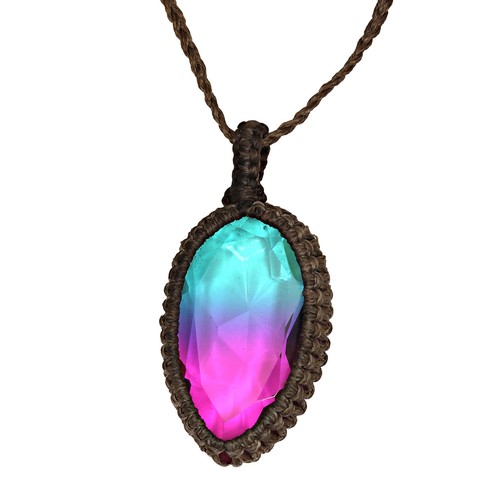 Collana macramè fatta mano - fatta,