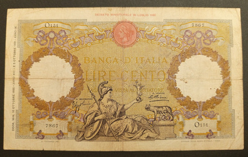 100 lire 1935 bb - 100, 16/10/1935